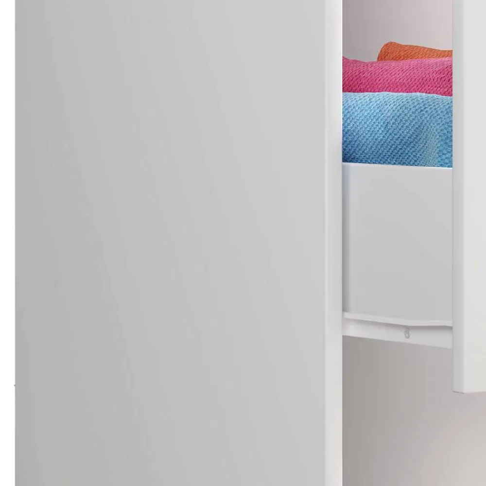 Wohnen Badschrank mit zwei Auszügen in Weiß - Quick