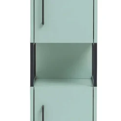 Wohnen Badschränke in Mint Grün & Anthrazit - Esdrus (dreiteilig)