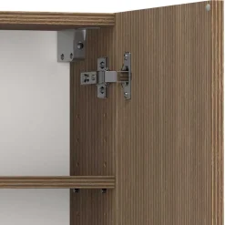 Wohnen Badschränke und Lichtspiegel Set modern - Ucaida (vierteilig)