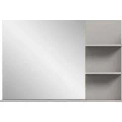 Wohnen Badspiegel in Grau mit Ablagen - Racapulco