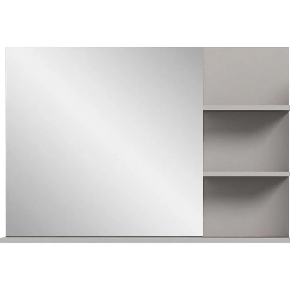 Wohnen Badspiegel in Grau mit Ablagen - Racapulco