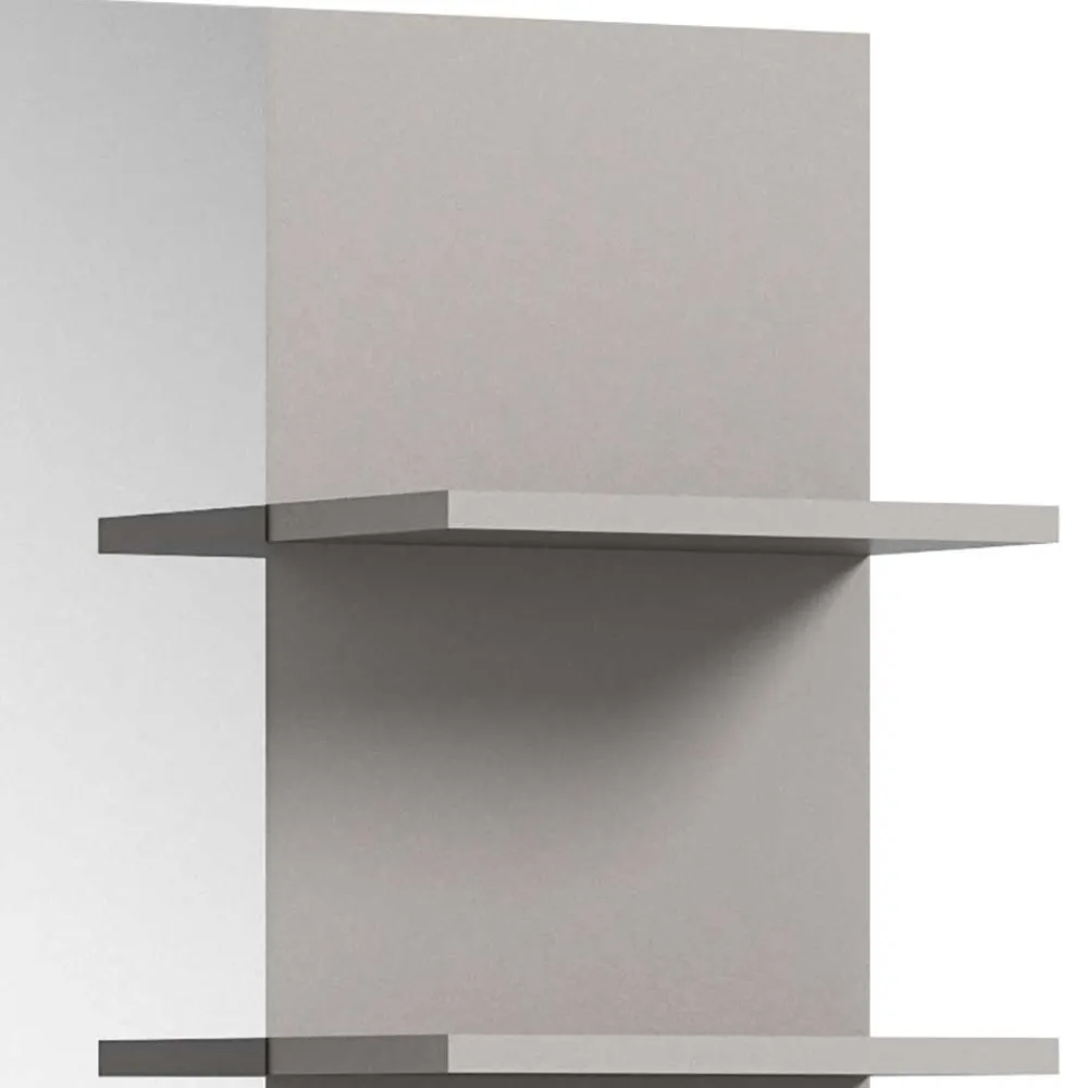 Wohnen Badspiegel in Grau mit Ablagen - Racapulco