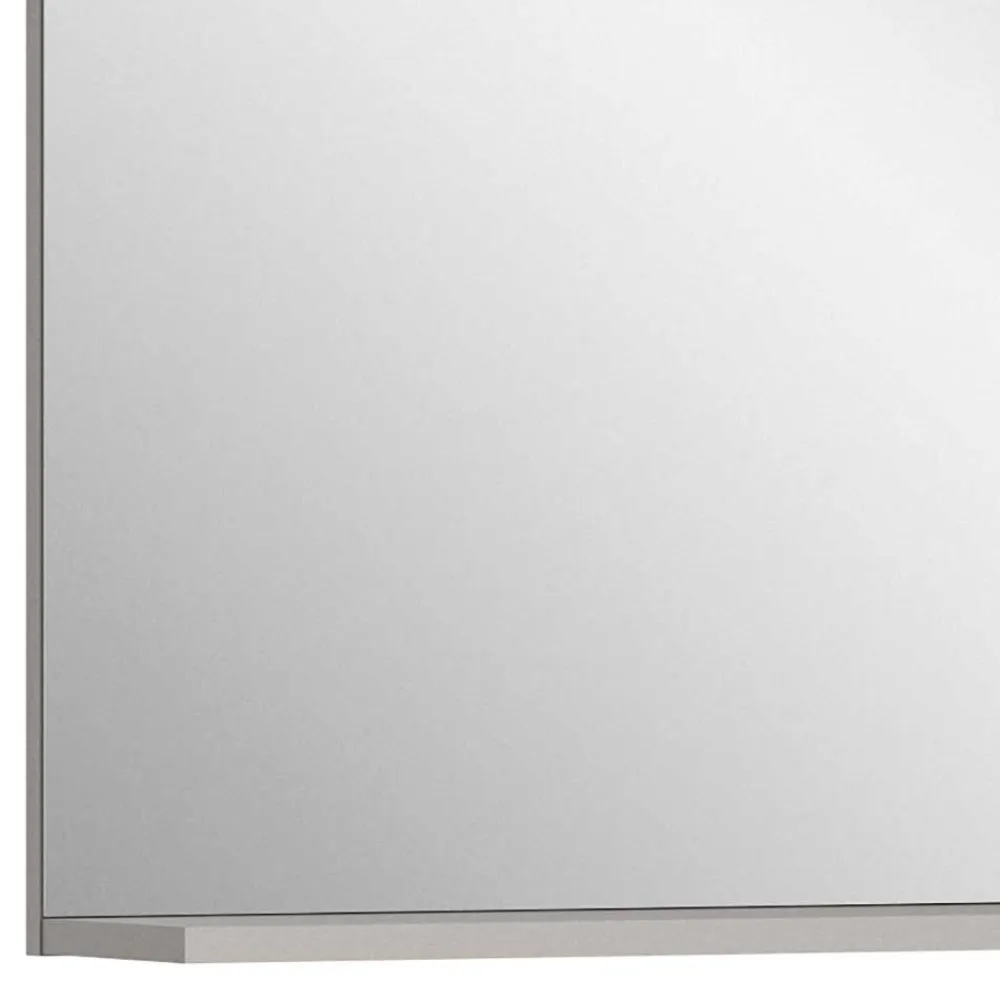 Wohnen Badspiegel in Grau mit Ablagen - Racapulco