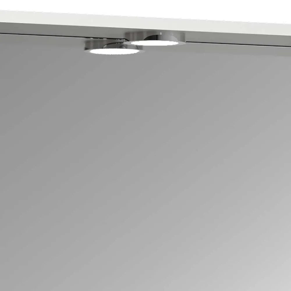 Wohnen Bad-Spiegelschränke|Badschränke*Badspiegel mit Seitenschrank und Ablage - Nancyssa