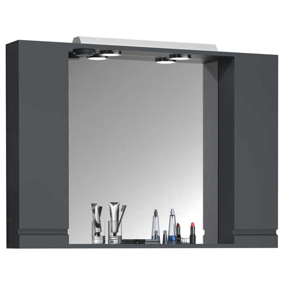 Wohnen Bad-Spiegelschränke*Badspiegel mit Seitenschränken & Ablagen - Idamoro