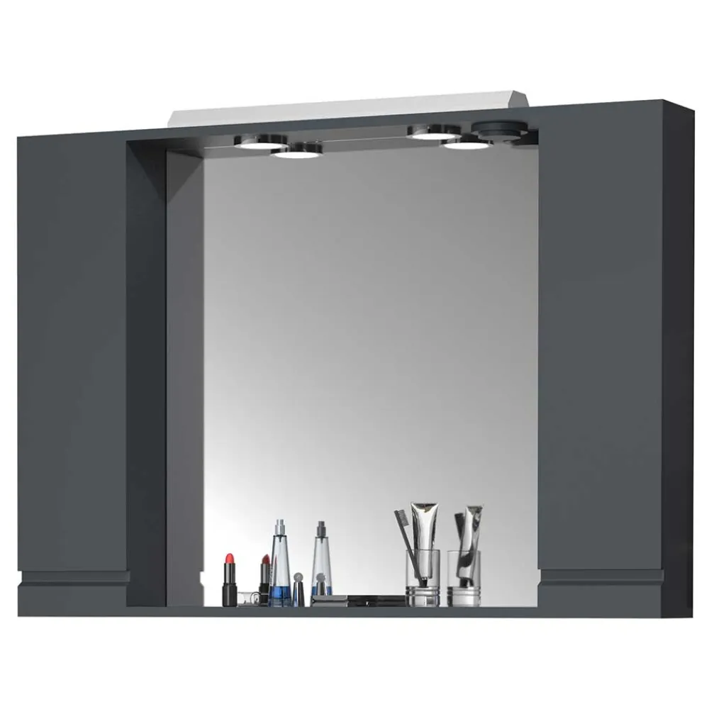 Wohnen Bad-Spiegelschränke*Badspiegel mit Seitenschränken & Ablagen - Idamoro