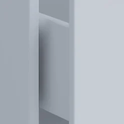 Wohnen Badezimmer Komplett*Bad-Waschplatz für die Wand in Weiß - Ipsum (zweiteilig)