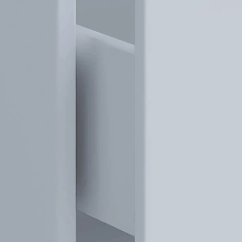 Wohnen Badezimmer Komplett*Bad-Waschplatz für die Wand in Weiß - Ipsum (zweiteilig)