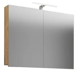 Wohnen Badezimmer Komplett*Bad-Waschtisch & Spiegelschrank modern - Karin (zweiteilig)