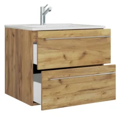 Wohnen Badezimmer Komplett*Bad-Waschtisch & Spiegelschrank modern - Karin (zweiteilig)