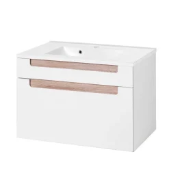 Wohnen Bad-Waschtisch Tymos in Weiß