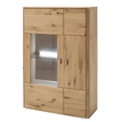 Wohnen Balkeneiche Highboard 2-türig - Destal