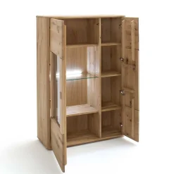Wohnen Balkeneiche Highboard 2-türig - Destal