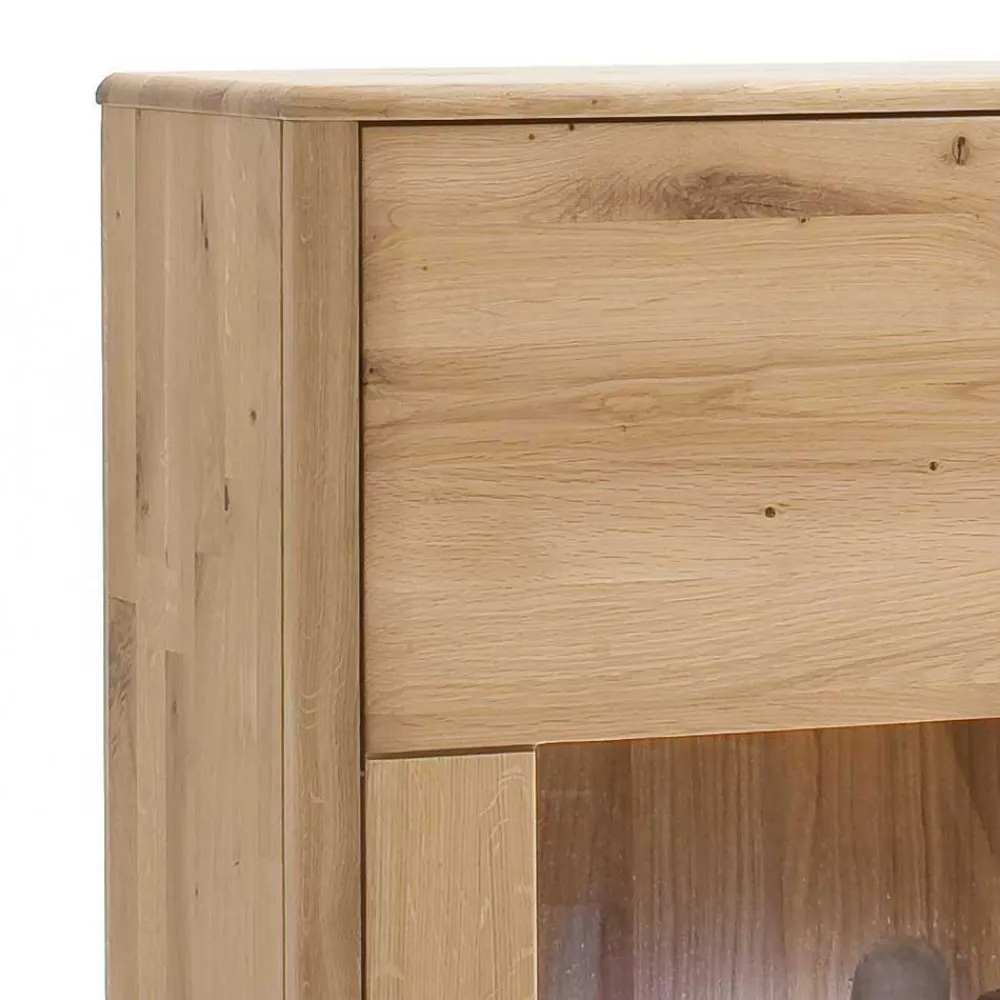 Wohnen Balkeneiche Highboard 2-türig - Destal