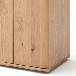 Wohnen Balkeneiche Kombikommode mit 4 Schubladen - Mabasa