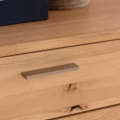 Wohnen Balkeneiche Kombikommode mit 4 Schubladen - Mabasa