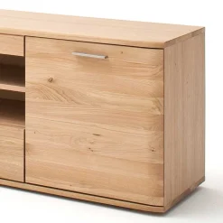 Wohnen Balkeneiche TV Element 200 cm breit - Mabasa