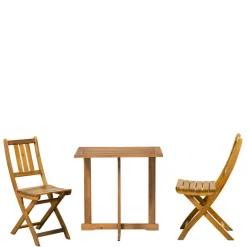 Wohnen Sitzgruppe|Terrassenmöbel*Balkon Klappmöbel für zwei Personen - Blacorona (dreiteilig)