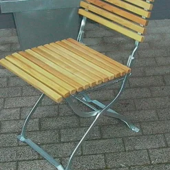 Wohnen Balkonmöbel|Metall-Gartenmöbel*Balkon Klappstuhl Paznaun aus Holz massiv (2er Set)