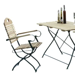 Wohnen Balkon Sitzgruppe Florian aus Robinie massiv (fünfteilig)