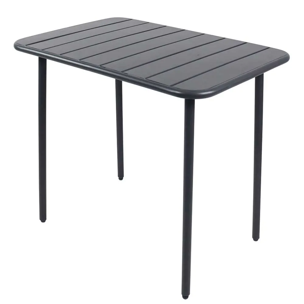 Wohnen Sitzgruppe|Balkonmöbel*Balkon Tischgruppe in Schwarz Türkis - Ariet (fünfteilig)