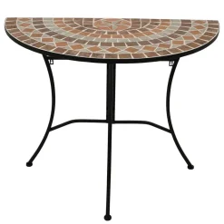 Wohnen Balkon Wandtisch mit Keramik Mosaik - Tasmania