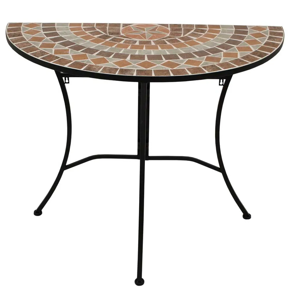 Wohnen Balkon Wandtisch mit Keramik Mosaik - Tasmania