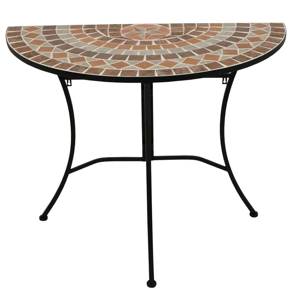 Wohnen Balkon Wandtisch mit Keramik Mosaik - Tasmania