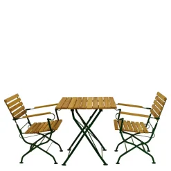 Wohnen Balkonmöbel Set aus Robinie - Emily (dreiteilig)