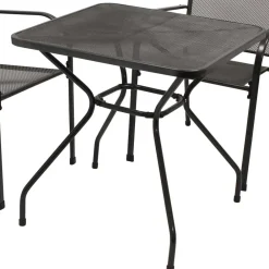 Wohnen Balkonmöbel Set in Anthrazit - Coritanta (dreiteilig)