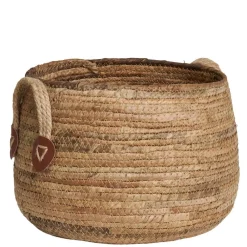 Wohnen Bananenblatt Körbe in Natur - Tolofoa (zweiteilig)