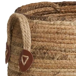 Wohnen Bananenblatt Körbe in Natur - Tolofoa (zweiteilig)
