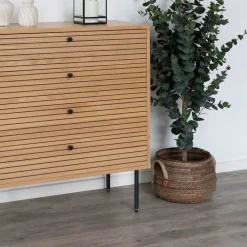 Wohnen Bananenblatt Körbe in Natur - Tolofoa (zweiteilig)