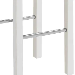 Wohnen Barhocker|Hocker*Bar Hocker in Weiß und Kiefer Lauge - Ribardo