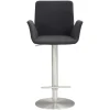 Wohnen Sessel & Hocker|Barhocker*Barhocker mit Lehne & Armlehnen in Anthrazit - Kanella