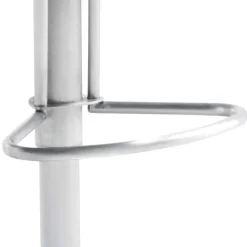 Wohnen Barhocker mit Lehne in Anthrazit Microfaser - Tyvoria