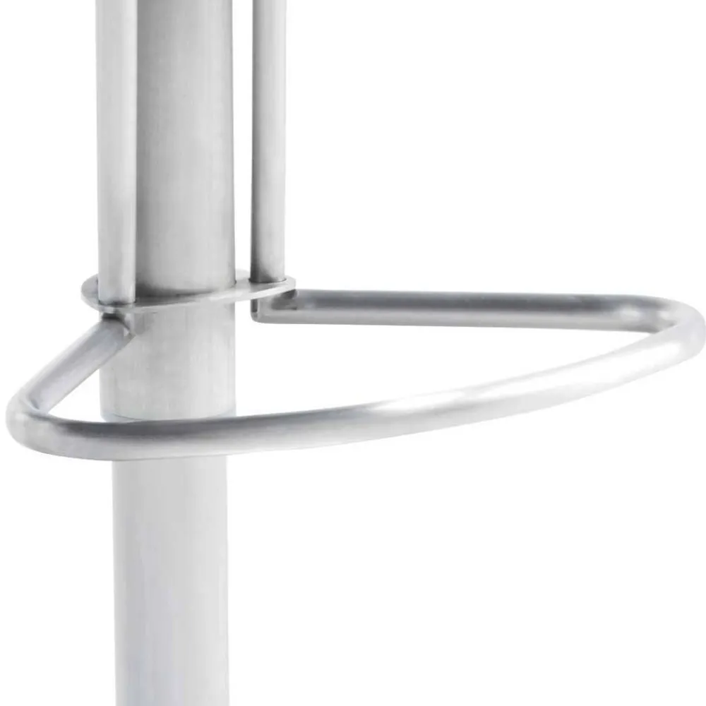 Wohnen Barhocker mit Lehne in Anthrazit Microfaser - Tyvoria