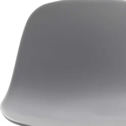 Wohnen Barhocker|Hocker*Barhocker mit Lehne in Grau - Marcala (2er Set)