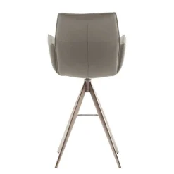 Wohnen Barhocker|Hocker*Bar-Lederstühle mit Armlehnen - Damien (2er Set)