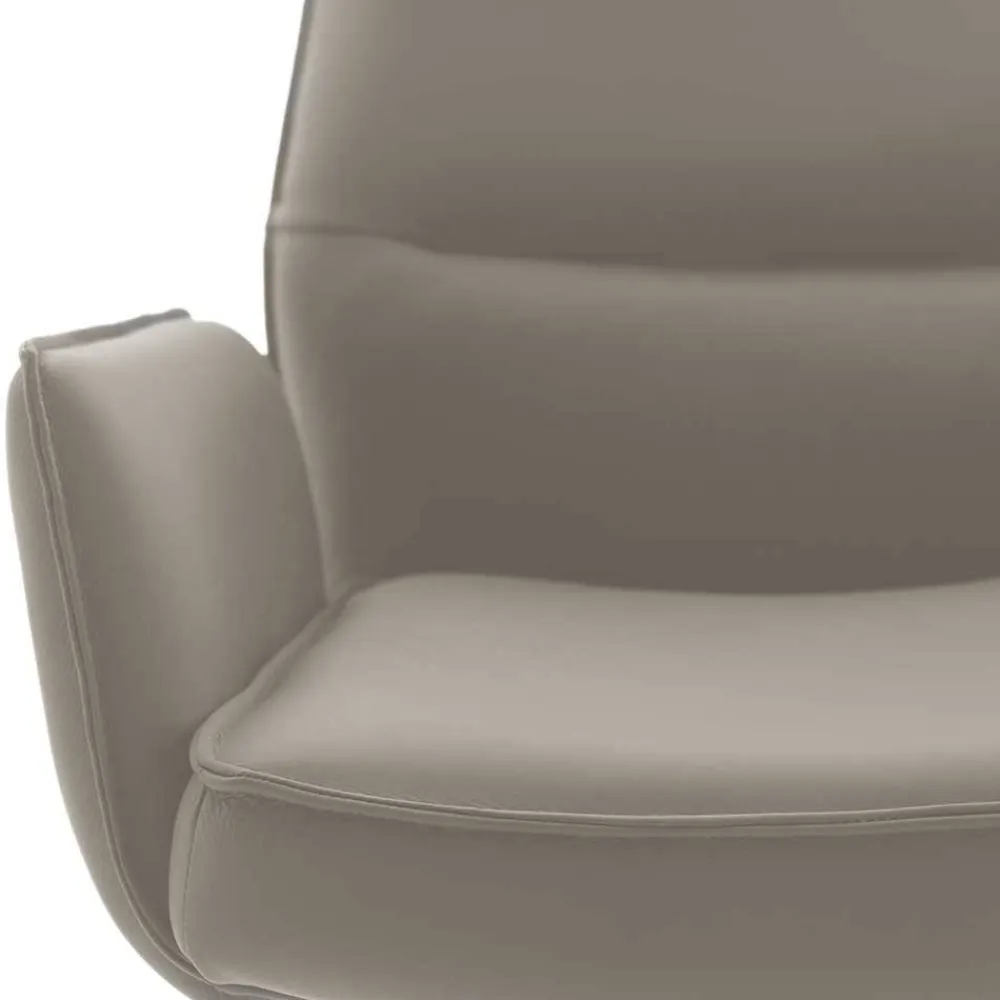 Wohnen Barhocker|Hocker*Bar-Lederstühle mit Armlehnen - Damien (2er Set)