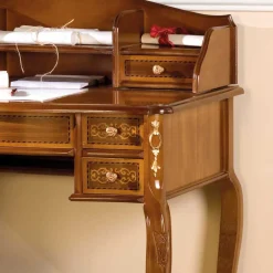 Wohnen Barock Möbel*Barock Arbeitszimmer Möbel Natale mit Schreibtisch (zweiteilig)