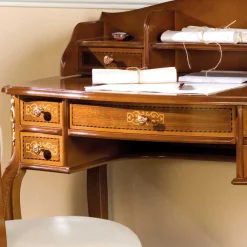 Wohnen Barock Möbel*Barock Arbeitszimmer Möbel Natale mit Schreibtisch (zweiteilig)