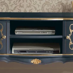 Wohnen Wohnzimmerschränke*Barock Design TV Wand 325 cm breit - Otaligo (dreiteilig)