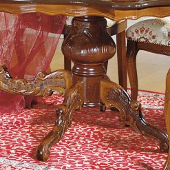 Wohnen Barock Möbel*Barock Essenstisch in Oval Magari 175x110cm