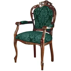 Wohnen Barock Essgruppe mit fünf Stühlen - Ursanna (sechsteilig)