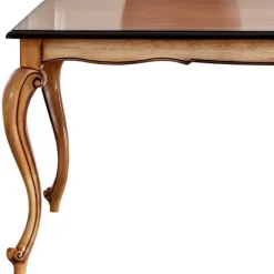 Wohnen Barock Esszimmertisch in Buche Braun - Vuluza