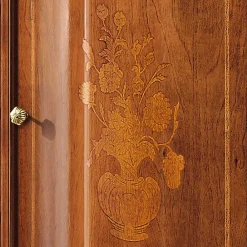 Wohnen Barock Möbel|Flurkommoden*Barock Kombi-Kommode in Nussbaumfarben - Motiz