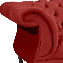 Wohnen Sofas|Sofa*Barock Wohnzimmersofa in Ziegelrot - Henissa