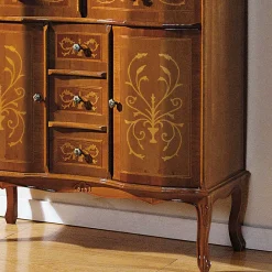 Wohnen Barocke Kombikommode Agosto mit 5 Schubladen