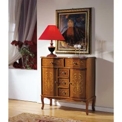 Wohnen Barocke Kombikommode Agosto mit 5 Schubladen